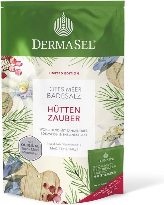 Produktbild DermaSel Badesalz Hüttenzauber LE df 400 g (Badesalz)