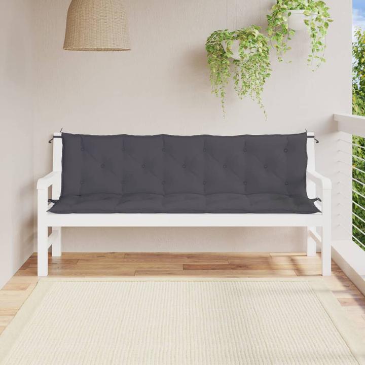 Immagine prodotto VidaXL Cuscini per panca da giardino 2 pezzi. Tessuto O x Ford (180 x 50 x 7 cm)