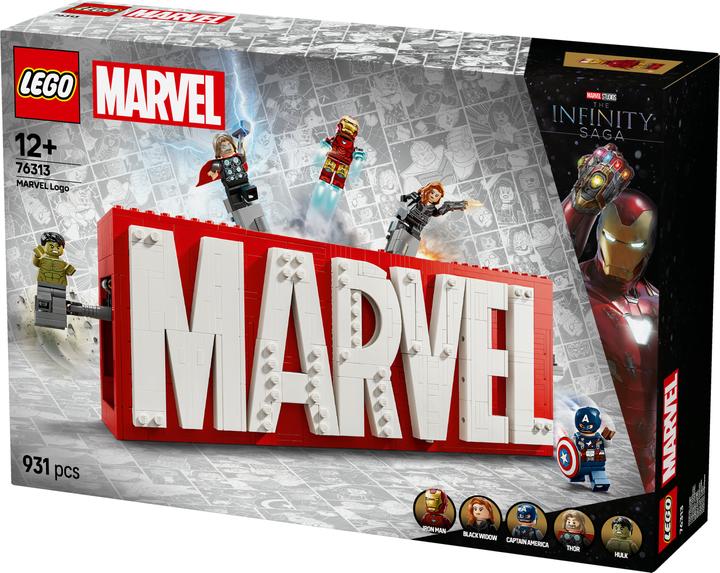 Produktbild LEGO Logo & Minifiguren (76313, LEGO Marvel)