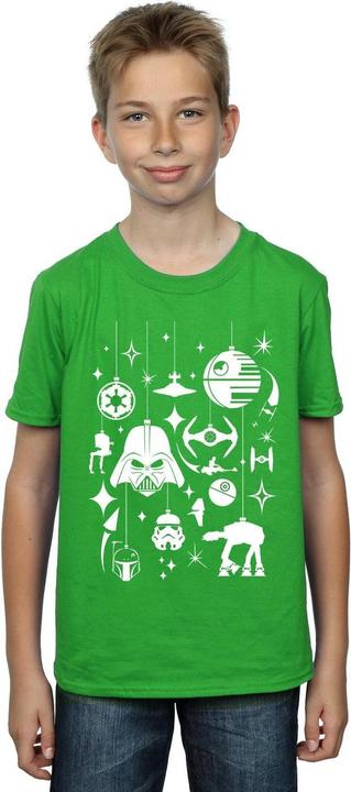 Actual product image Star Wars Boys Christmas Decorations T-Shirt (152, 158)