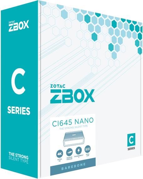 Actual product image Zotac ZBOX-CI645NANO I5-1135G7 Intel DDR4 HDMI DP (Intel Core i5-1135G7)