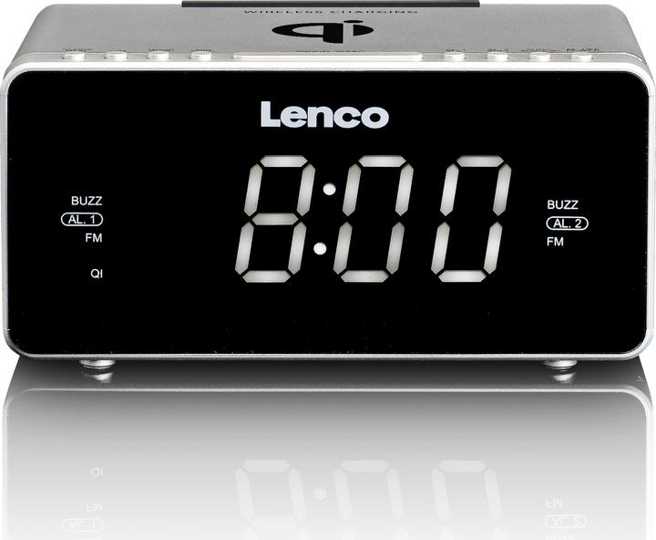 Immagine prodotto Lenco CR-550, Radio sveglia, FM, Argento
