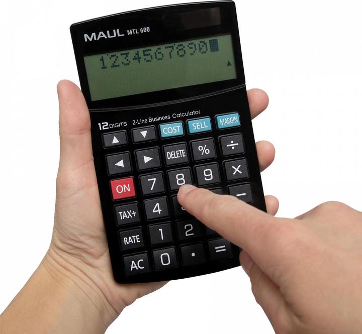 Actual product image Maul Calculator MTL600 Black (Solar cells)
