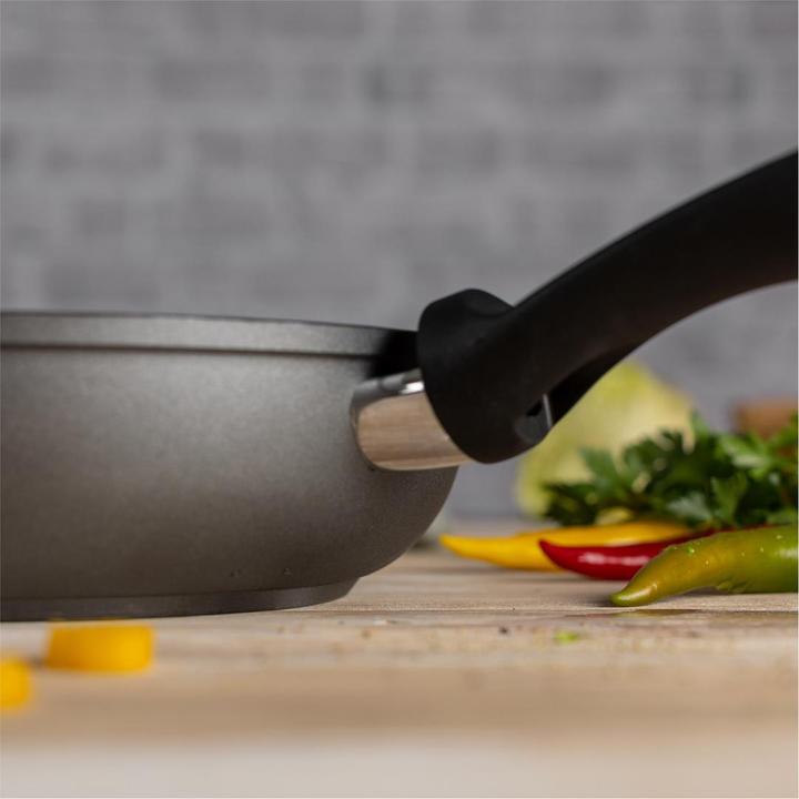 Immagine prodotto Kuhn Rikon Padella Gourmet Star alta 28cm (28 cm, Padella per friggere, Alluminio)