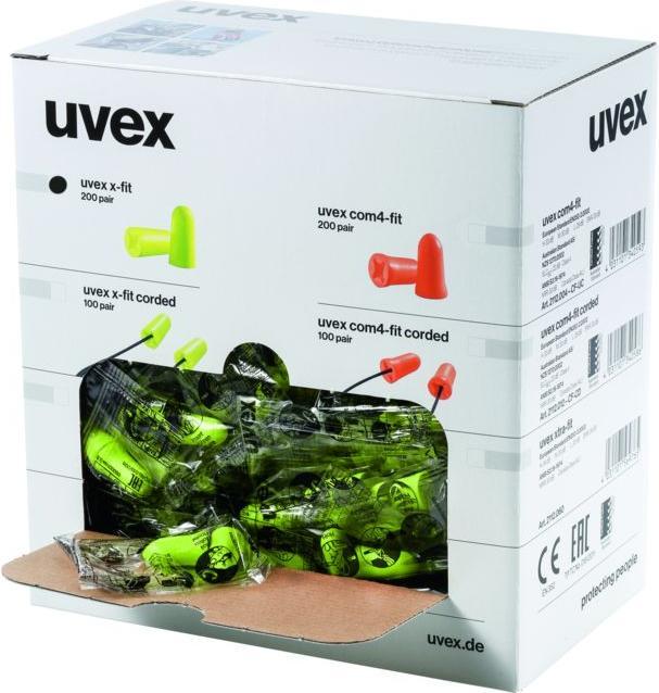 Produktbild Uvex Safety x-fit Ohrstöpsel 37 dB Schaumstoff (200 Paar) (400 x)