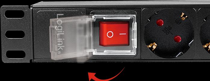 Image du produit LogiLink Barre d'alimentation (8 x, CEE 7/3, 2 m)