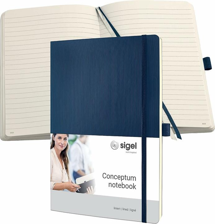 Produktbild Sigel Notizbuch CONCEPTUM Softcover Softwave (A4, Liniert, Weicher Einband)