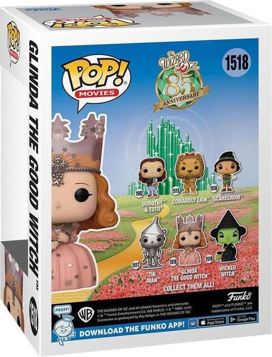 Actual product image Funko The Wizard of Oz POP & Buddy! Movies Vinyl Figure Glinda the Good Witch 9 cm