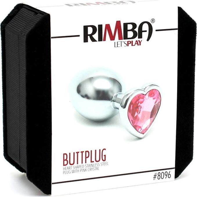 Immagine prodotto Rimba Butt Plug in acciaio inossidabile piccolo cuore rosa