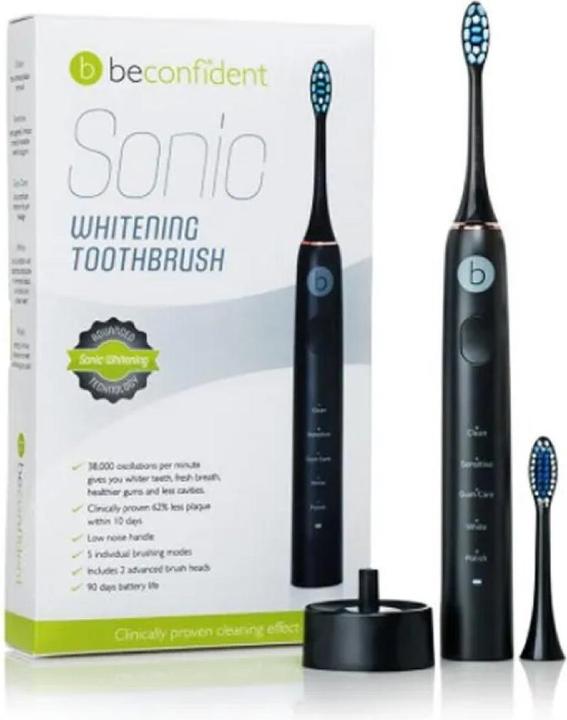 Beconfident SONIC electric whitening toothbrush #black/rose gold (Schallzahnbürste)