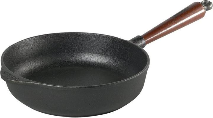 Skeppshult Gusseisen Servierpfanne Buchegriff (25 cm, Bräter + Schmortopf, Gusseisen)