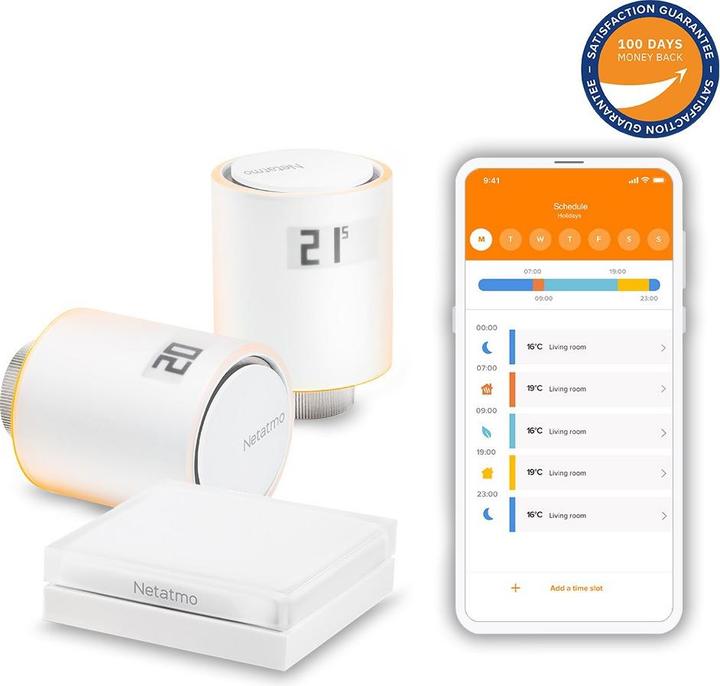 Netatmo Smarte Heizkörperthermostate Starterpaket