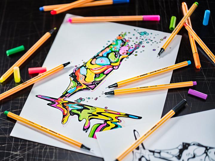 Immagine prodotto STABILO Punto 88 (Multicolore, 18 x)