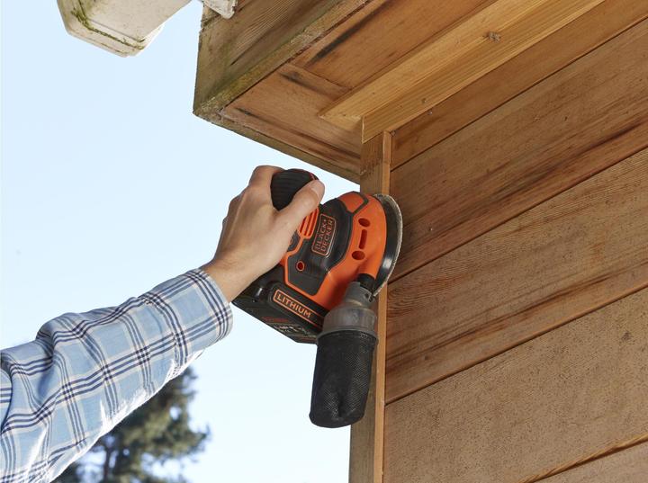 Actual product image Black & Decker Bdcros18nxj (Eccentric grinder, 18 W)