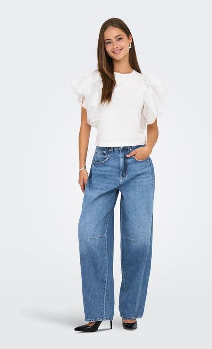 Produktbild Only ONLHORSESHOE Mittlere Taille Barrel Fit Jeans Jeans mit weitem Bein (25)