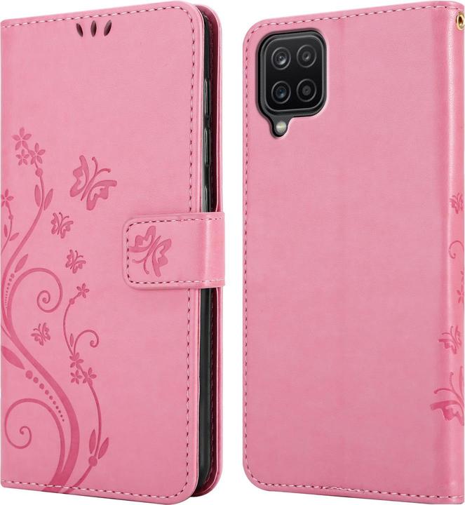 Productafbeelding Cadorabo Bloemen Boekomslag (Samsung Galaxy A12)