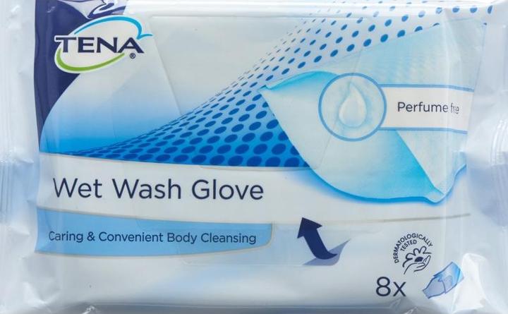 Produktbild Tena Wet Wash Glove unparfümiert (8 x)