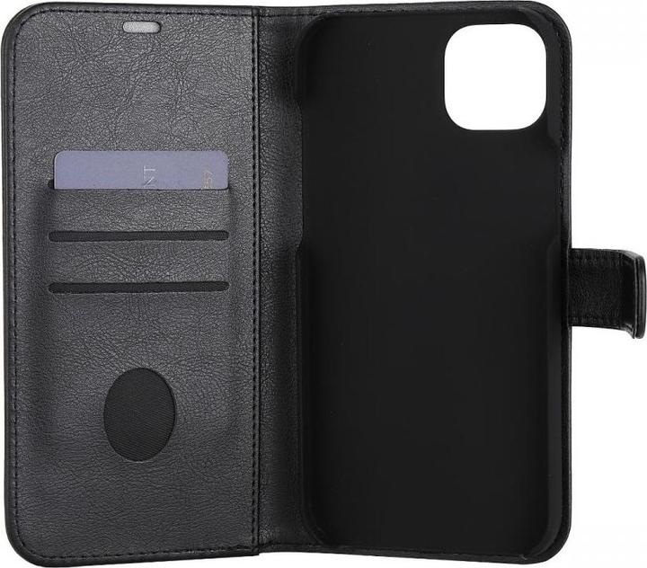 Immagine prodotto Radicover Protezione dalle radiazioni Portafoglio in pelle vegana iPhone 14 PLUS Flipcover Nero (Apple iPhone 14 Plus)