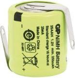 Immagine prodotto GP Batteries Batteria NiMH, GP, cella industriale con etichette a saldare, 16,6x14,2mm, 1,2V/250mAh (250 mAh)