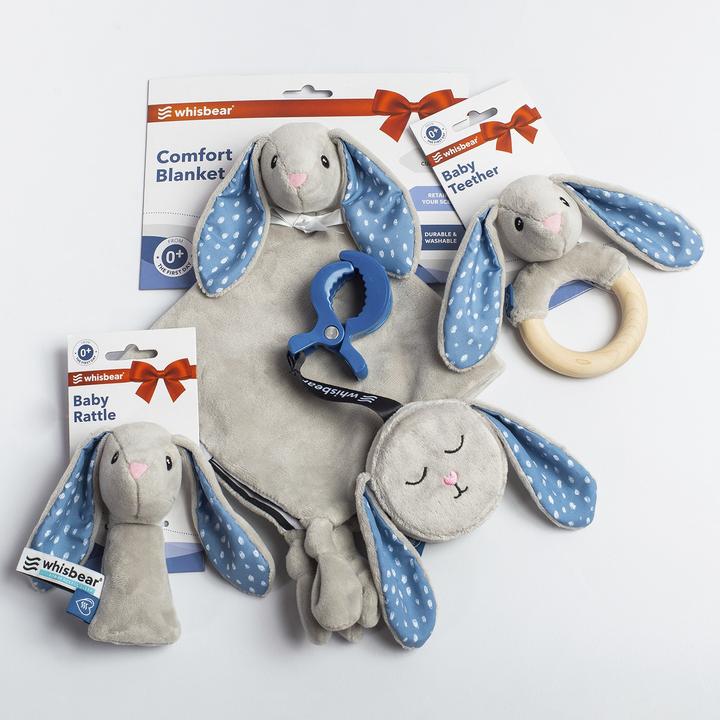 Actual product image Whisbear The buzzing rabbit with a clip
