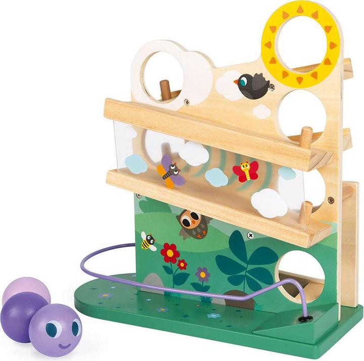 Produktbild Activity Board Motorikspielzeug, Kugelbahn, Spielzeug, Geschenk für Kinder, Holzspielzeug für Kinder - Raupe