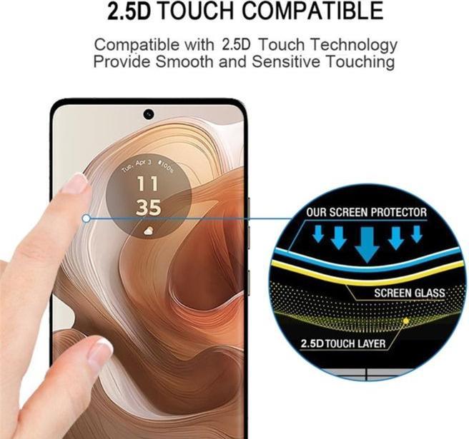 Produktbild MU Budget Schutzglas Displayschutz (1 Stück, Motorola Edge 50 Ultra)