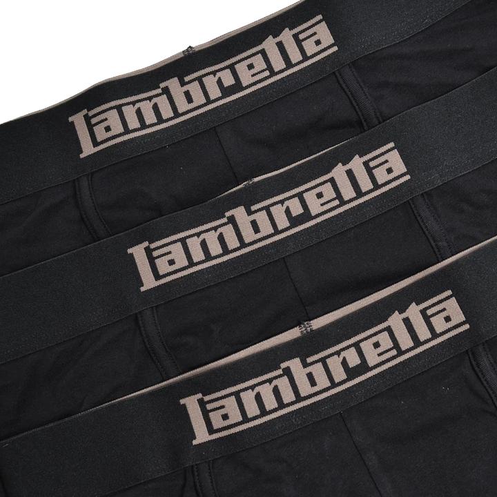 Actual product image Lambretta Mens Essential Boxer Shorts (Pack of 3) (S, pack of 3)