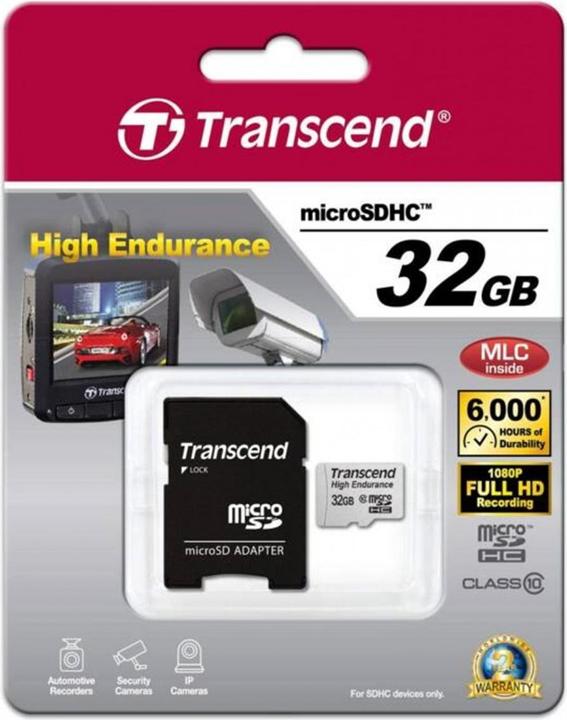 Actual product image Transcend 32GB MICRO CARD (CLASS 10) (32 GB, microSDHC, U1, UHS-I)