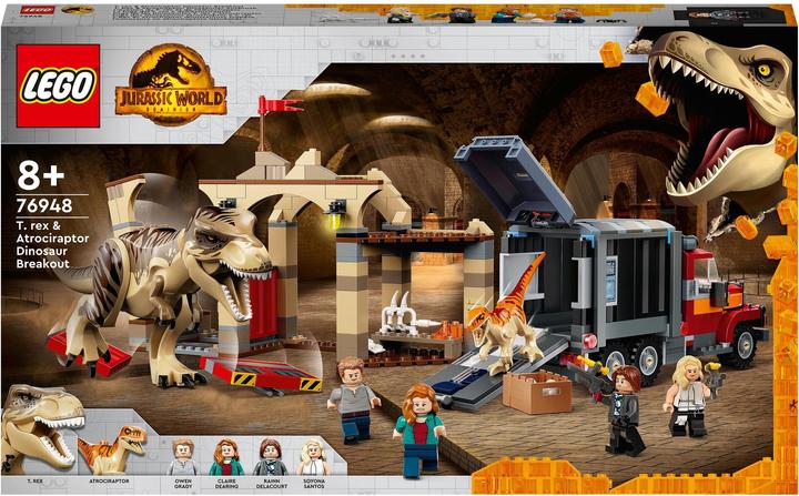 LEGO T. Rex & Atrociraptor: Dinosaur Outbreak (76948, LEGO Jurassic World)