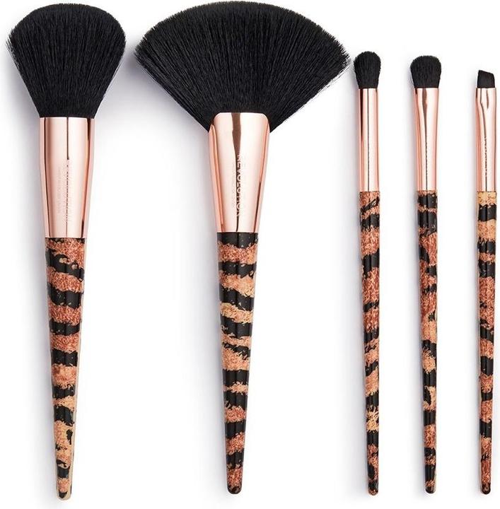 Makeup Revolution 5-Teiliges Pinsel-Set - Wild Animal Fierce Brush Set (Set)