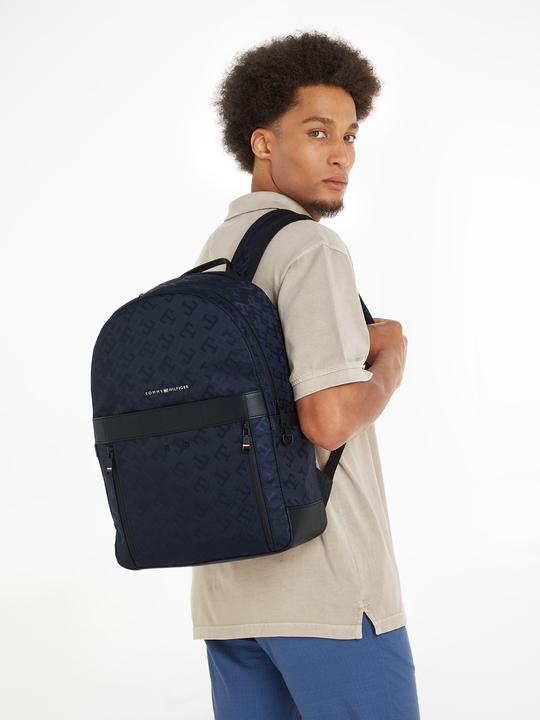 Actual product image Tommy Hilfiger Laptop Backpack TH Elevated 1985 Backpack Monogram SP23