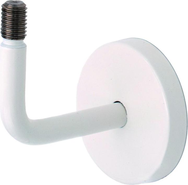 Actual product image OK-Line Handlaufhalter 01 in weiss (Steel pure white RAL 9010 powder-coated matt)