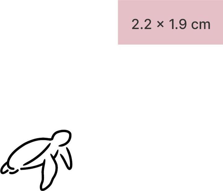 Immagine prodotto minink Tatuaggio temporaneo - Tartaruga piccola