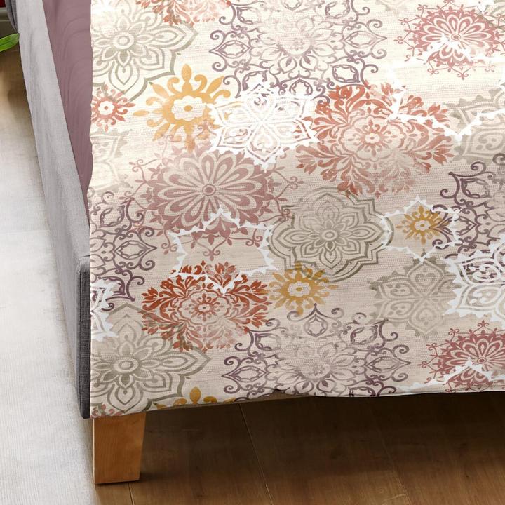 Produktbild Dormisette Feinbiber Bettwäsche Gatineau beige (Bettwäsche Set, 155x220 cm + 80x80 cm)