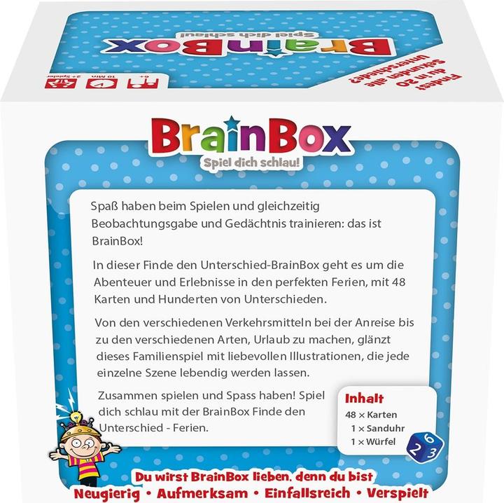 Produktbild Brainbox Finde den Unterschied Ferien (Deutsch)