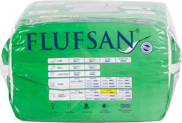 Actual product image VidaXL Flufsan disposable nappies for adults 15 pcs. Size (15 x, L)