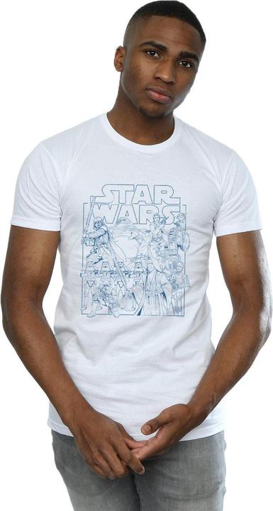Produktbild Star Wars Outlined Sketch TShirt (XL)