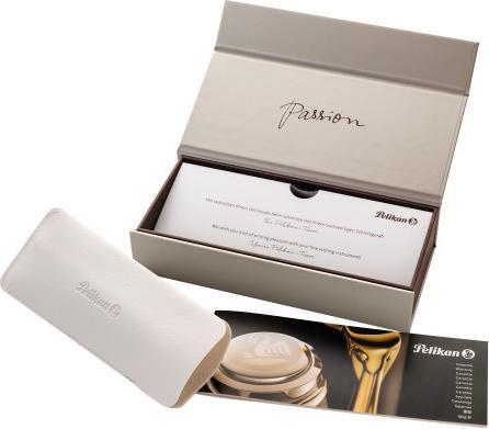Produktbild Pelikan Tintenroller R800 Schwarz-Blau Etui (Schwarz-Blau-Gold, 1 x)