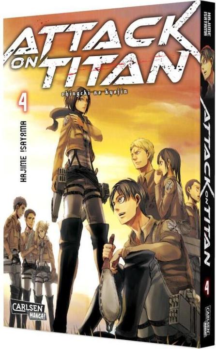 Image du produit Attack on Titan, Band 4 (Allemand, Hajime Isayama, 2014)