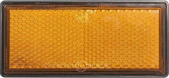 Image du produit ProPlus Réflecteur orange 85x39mm autocollant avec plaque de base 2pcs. sous blister