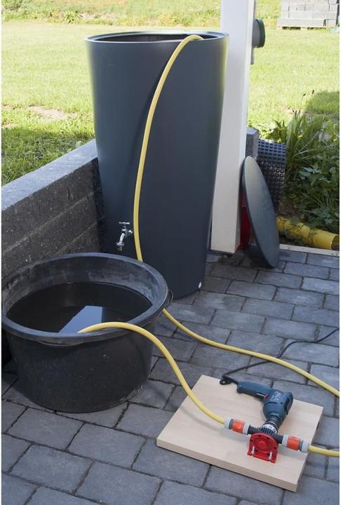 Produktbild wolfcraft wolfcraft 1 Pumpe Kunststoffgehäuse 3000 l/h S=8mm (Bohrmaschinenpumpe)