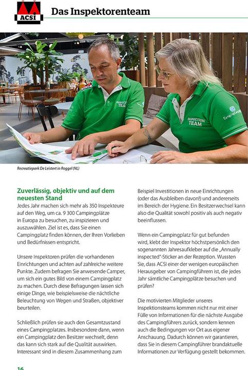 Image du produit HV ACSI Campingf Europa 2024 (Allemand, Hallwag, ACSI, 2023)