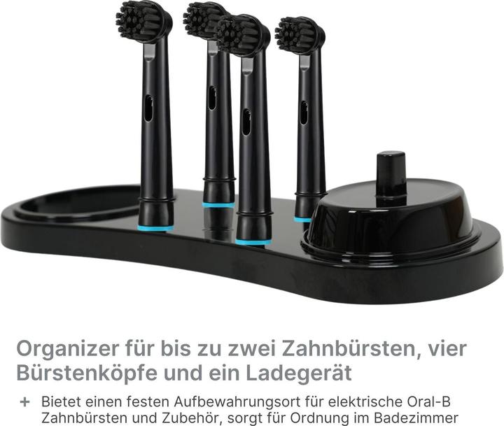 Produktbild Hermex Organizer elektrische Zahnbürste für Oral-B Aufsteckbürsten Halter (Zahnbürstenhalter)