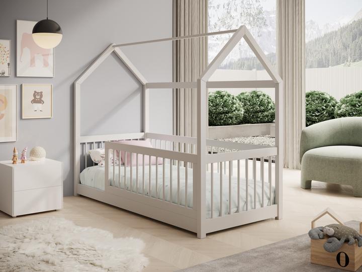 Image du produit ADRK Furniture Graja Lit de maison avec matelas (180 x 80 cm)