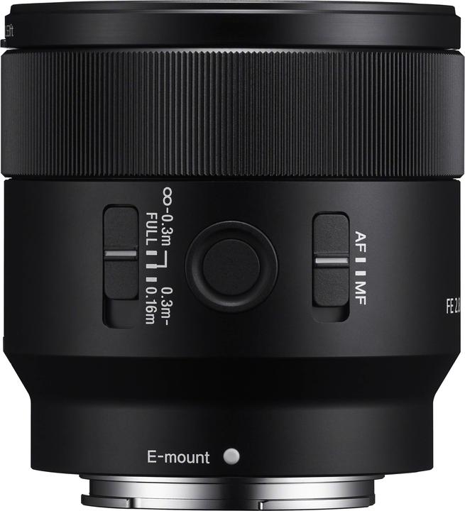 Actual product image Sony FE 50mm f/2.8 Macro (Sony E, APS-C / DX, full size)