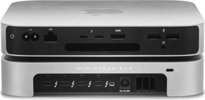 Image du produit OWC 6.0TB (HDD) miniStack STX Solution de stockage empilable et hub Thunderbolt Xpansion - Argenté (3.5", M.2)
