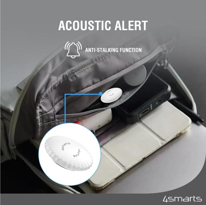 Actual product image 4smarts SkyTag Slim set of 4 2x white, 1x black, 1x red (iOS)