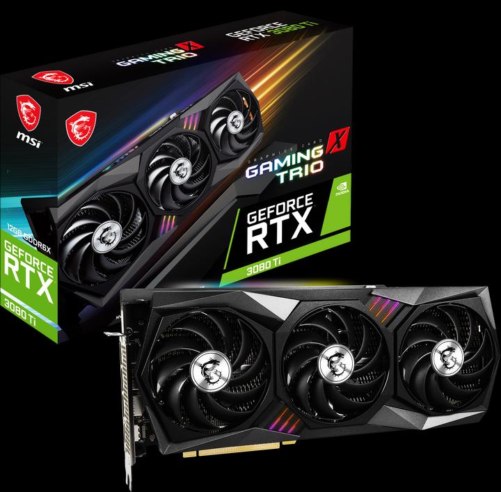 Actual product image MSI GeForce RTX 3080 Ti Gaming X Trio 12G (12 GB)
