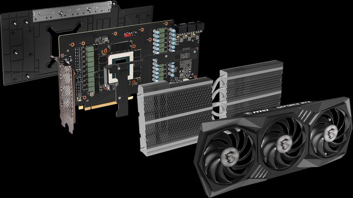 Actual product image MSI GeForce RTX 3080 Ti Gaming X Trio 12G (12 GB)