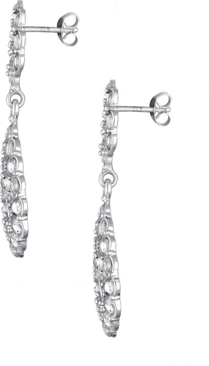 Produktbild Elli PREMIUM Ohrringe Kristalle Chandelier Glamouröse 925 Silber rhodiniert (Glaskristall, 925er Sterling Silber)